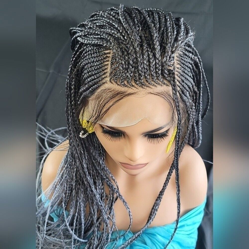 Braided wig 100% handmade, ombre wig, NWT exotic colors absolutely gorgeous - Picture 8 of 15